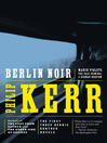 Imagen de portada para Berlin Noir
